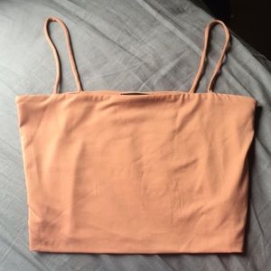 Light pink crop top